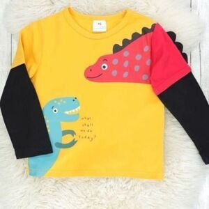 NWT Boys Long Sleeve Dinosaur Shirt -